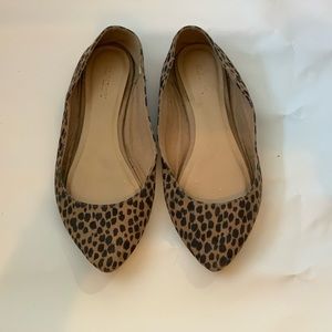 Pointed Leopard Print Flats - Old Navy